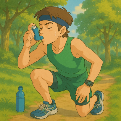 運動前吸入